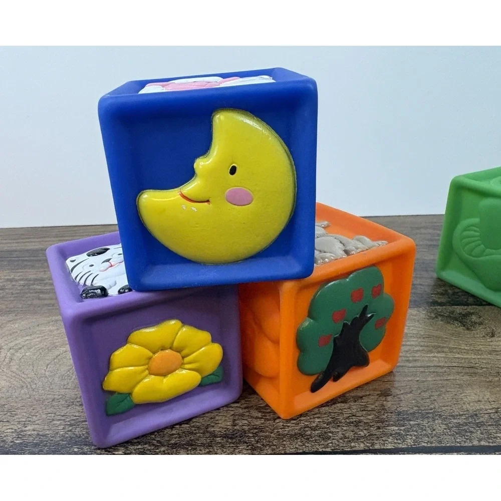 Circle Of Knowledge Squeeze A Lot Block Set Animals Nature ABCs Numbers